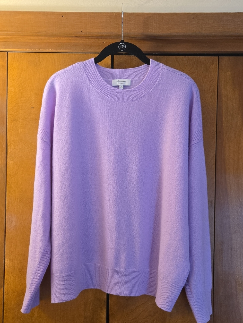 Madewell Lavender Cashmere Sweater